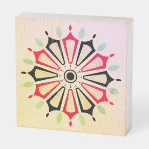 FLOWER GIFT MOM SISTER BOSS TEACHER FRIEND WOODEN BOX SIGN
