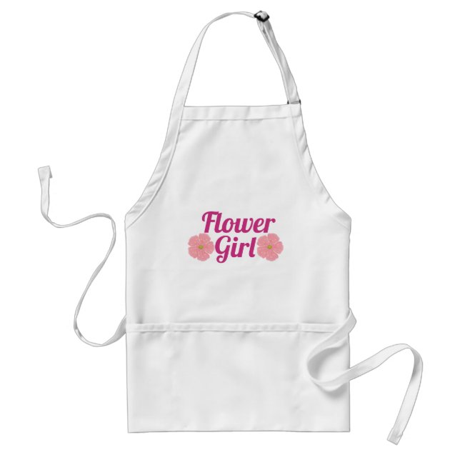 Flower girl adult apron (Front)