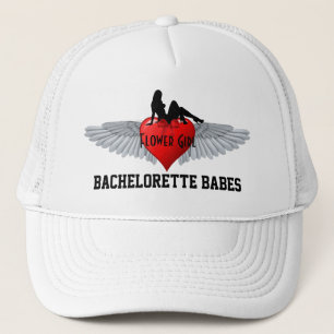 Flower girl bachelorette party trucker hat
