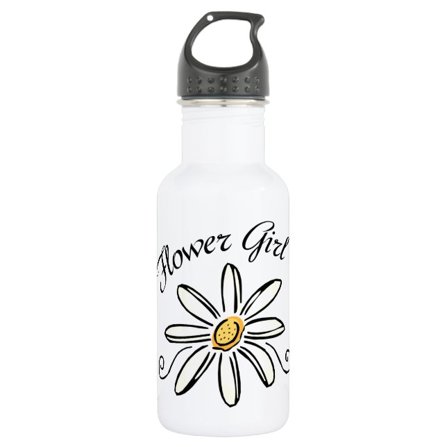 Flower Girl Bridal Party Water Bottle (Front)