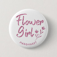 Flower Girl Bridal Shower pin