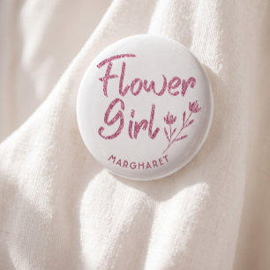Flower Girl Bridal Shower pin