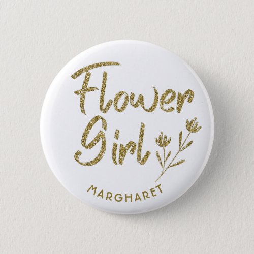 Flower Girl Bridal Shower pin