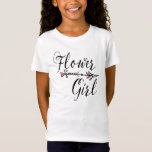 Flower Girl Bride Tribe | T-shirt<br><div class="desc">Bohemian style flower girl bride tribe design with arrow and heart. See more for you and your entourage at http://www.zazzle.com/bizzybeedesign*.</div>