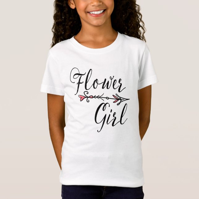 Flower Girl Bride Tribe | T-shirt (Front)