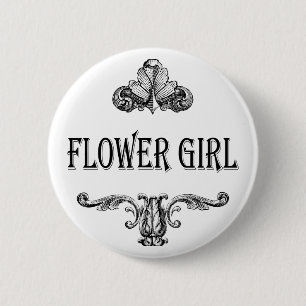 flower girl button