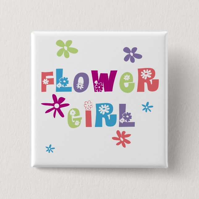 Flower Girl Button (Front)