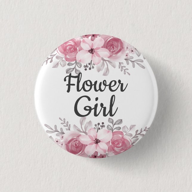 Flower girl  button (Front)
