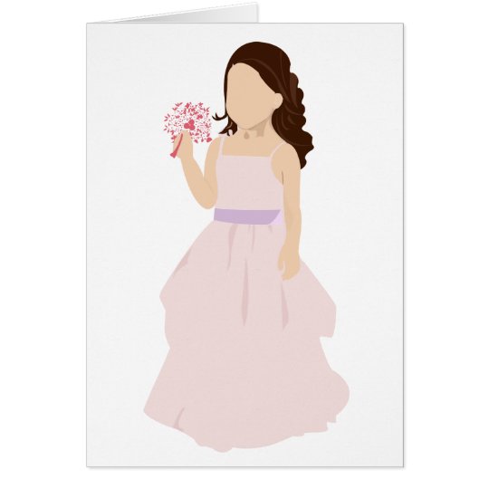 Flower Girl Card