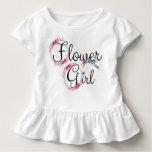 Flower Girl Cute Floral Toddler T-shirt