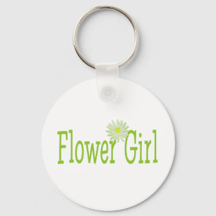 Flower girl/ Daisy theme Keychain