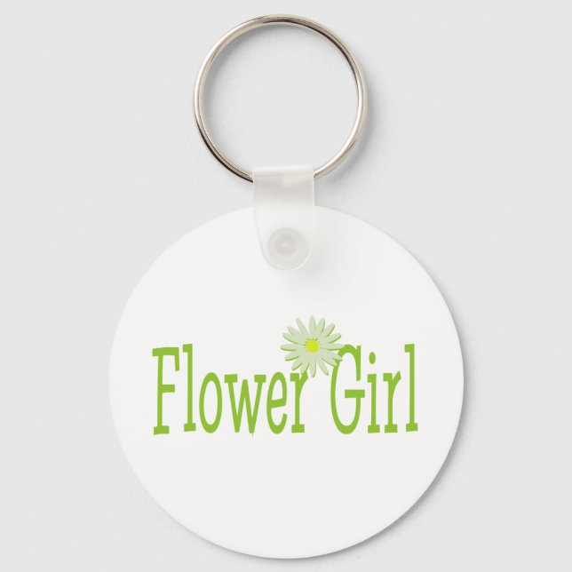 Flower girl/ Daisy theme Keychain (Front)