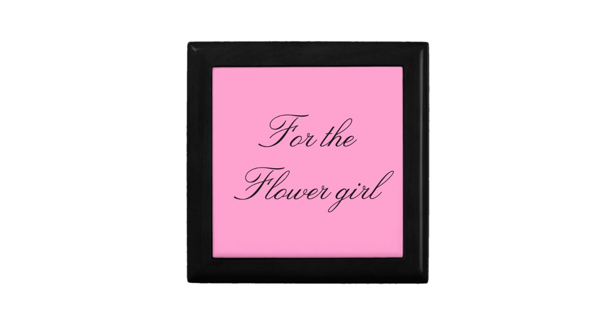"Flower Girl" Gift Box
