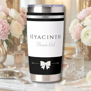 Flower Girl Gift Minimalist Luxury Insulated Tumbler