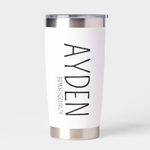 Flower Girl Gift, Personalized Kids Water Bottle,  Insulated Tumbler