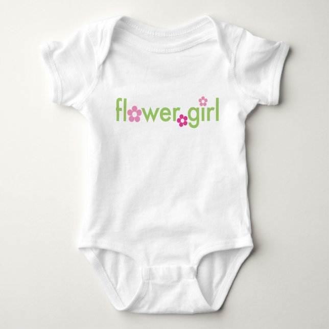 Flower Girl - Infant Baby Bodysuit (Front)
