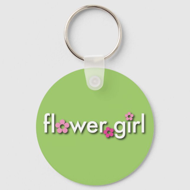 Flower Girl Keychain (Front)