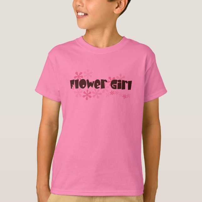 Flower Girl Kids Tee (Front)
