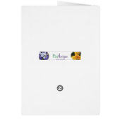 Flower Girl Lavender Iris Card (Back)