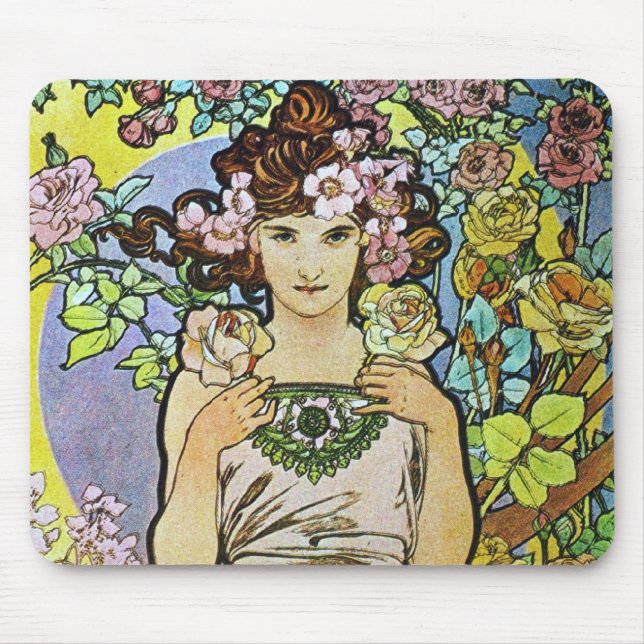 Flower Girl Mouse Pad (Front)