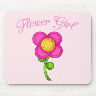 Flower Girl Mouse Pad