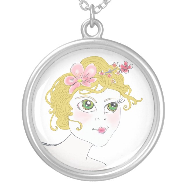Flower Girl Necklace (Front)