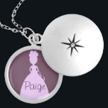 Flower Girl necklace<br><div class="desc">An adorable keepsake for your flower girl to commemorate her special role in your wedding. Customize with name.</div>
