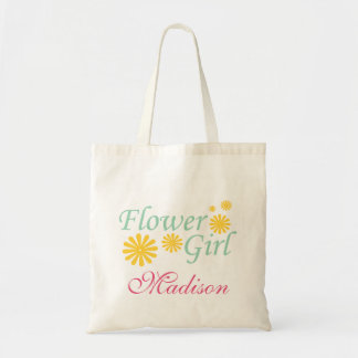 Flower Girl Personalized Tote Bag