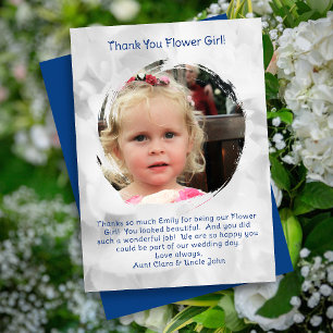 Flower Girl Photo Thank you Message