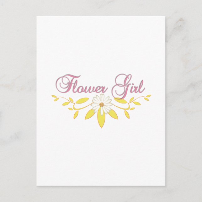 Flower Girl Postcard (Front)