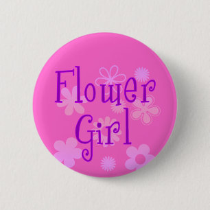 Flower Girl Products Button