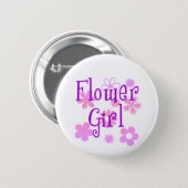 Flower Girl Products Button (Front & Back)