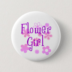 Flower Girl Products Button