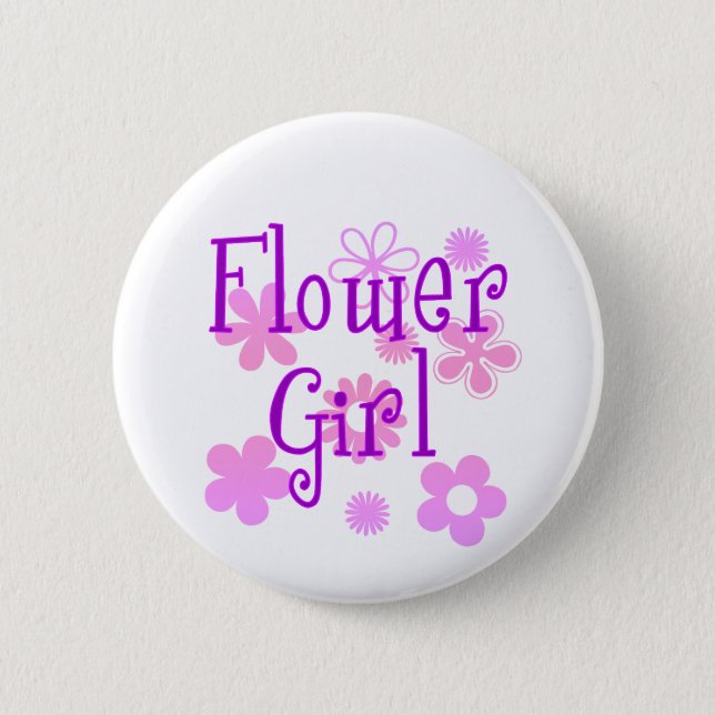 Flower Girl Products Button (Front)