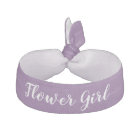 Flower Girl Purple White Wedding Party Gift