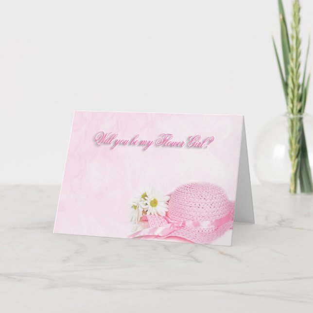 Flower Girl Request Invitation (Front)