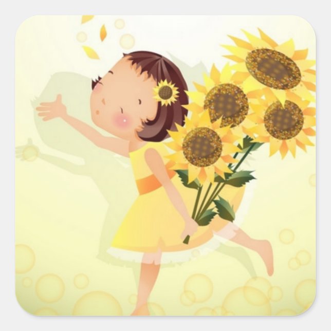 Flower Girl Stickers (Front)