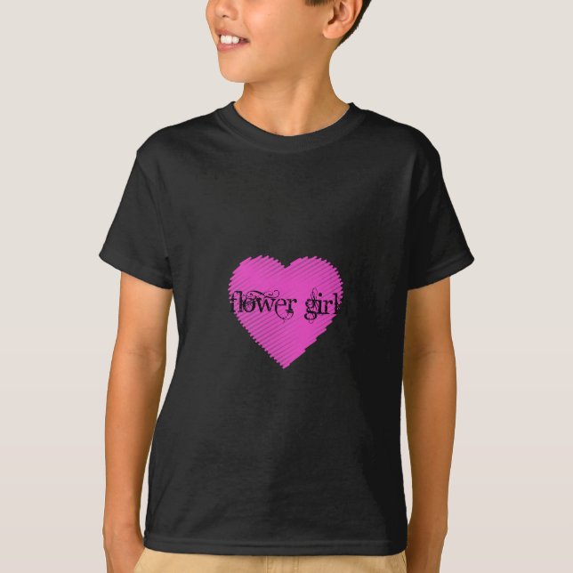 Flower Girl T-Shirt (Front)