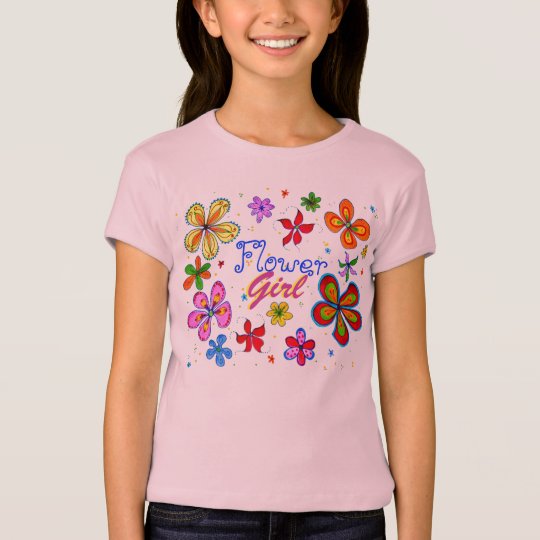 Flower Girl T-Shirt | Zazzle.com