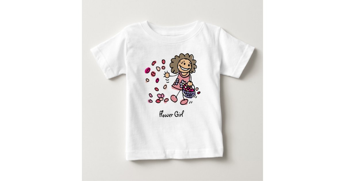 Flower Girl T-Shirt | Zazzle