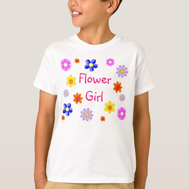 Flower girl T-Shirt (Front)