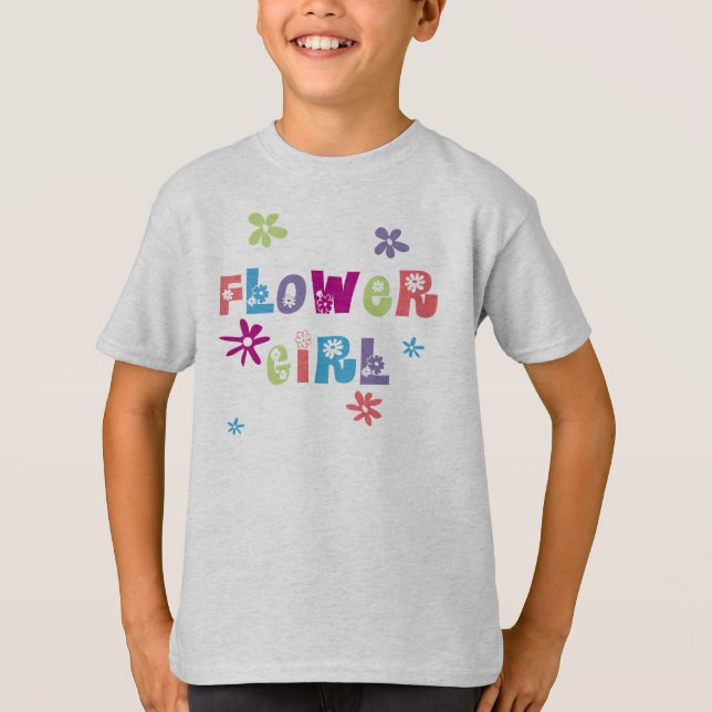 Flower Girl T-Shirt (Front)