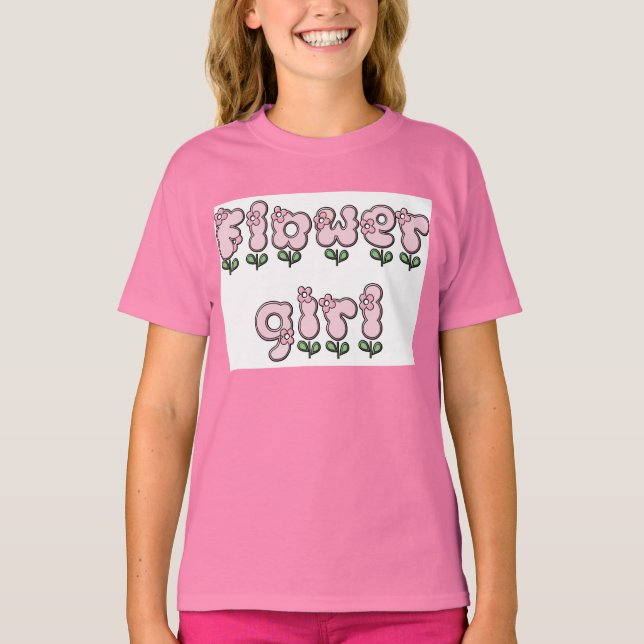 Flower girl t-shirt (Front)