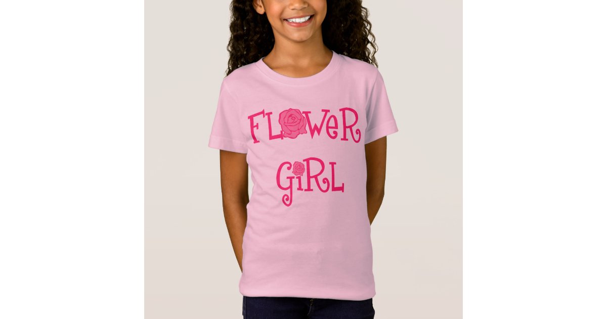 Flower Girl T-Shirt | Zazzle.com