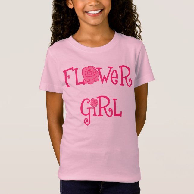 Flower Girl T-Shirt (Front)