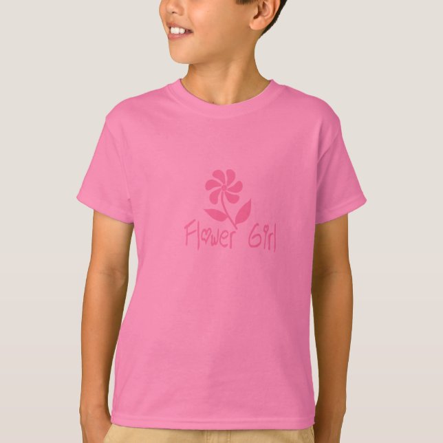 Flower Girl T-Shirt (Front)