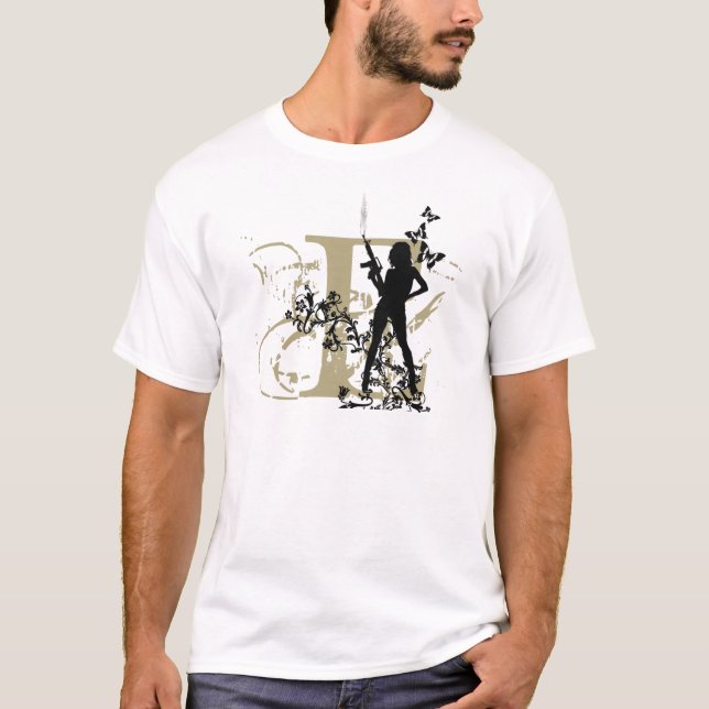 Flower Girl T-Shirt (Front)