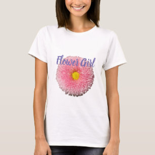 Flower Girl T-Shirt Daisy Blossom