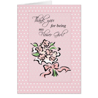 Unique 33 Thank You Card Flower Girl Wording