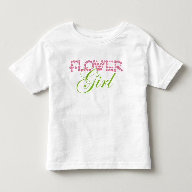 Flower Girl Toddler T-shirt (Front)